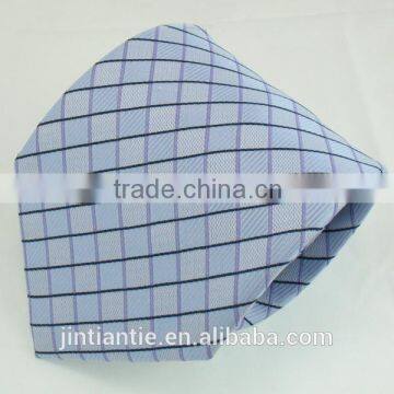 2016 Fashion High Quality Black Checked Mens Silk Tie photo-3