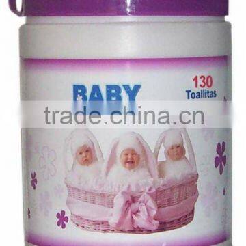 large canister tube CE certification baby cleaning wipes