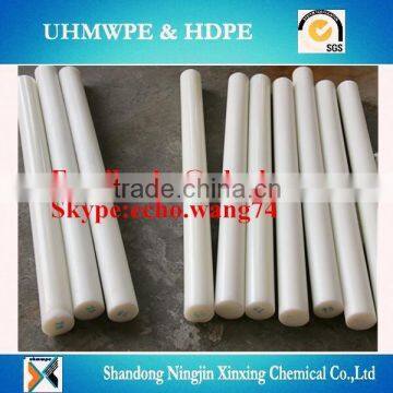 HDPE extruded plastic rod/Industrial engineering plastic UHMWPE rod/ UHMW Polyethylene Rod