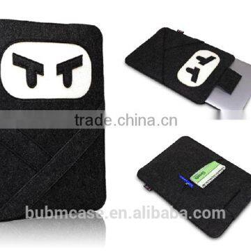Fashion Black 9.7 Inch Wool Felt Tablet Case Cartoon Naruto Bag Tablet Sleeve Tablet Pouch Laptop Bag photo-2