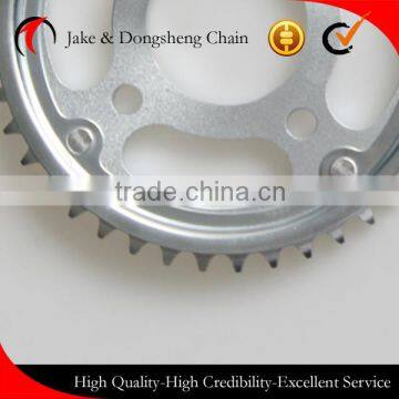 ZHEJIANG CHINA 1045 STEEL 40MN 428H/118L-45T/14T motor chain and tvs victor sprocket per set