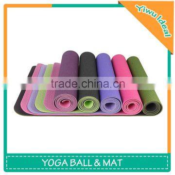 Eco-friendly Colorful Anti-slip Fancy TPE Yoga Mat photo-6