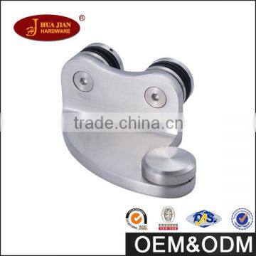 Commercial Steel Construction Frameless Wall Mount Glass Door Hardware