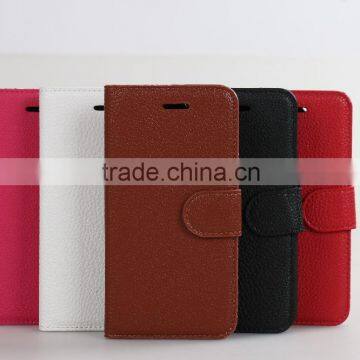 LZB Flip Leather Case Litchi Grain PU Case for Huawei P7 With PC/TPU Inside photo-6