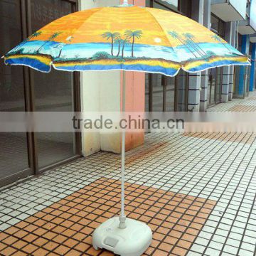 TNT polyester with strong aluminum rib beach umbrella