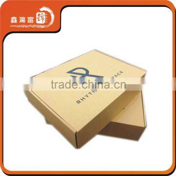 Customized logo printed good quality corrugated paper box