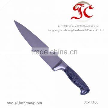 Fine quality inexpensive hollow handle printing 8"chef knife