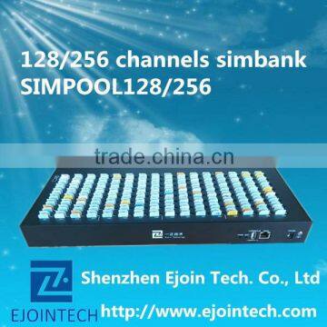 128 channel bank simpool distribute sim cards to voip gateway remotely