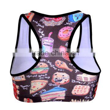 Plus Size Lady Yoga Bra Gym Wear Custom Design Bra N29-66 photo-2