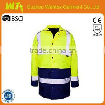 hot sale security guard uniforms hi vis safety 7 in 1 jacket security jacket