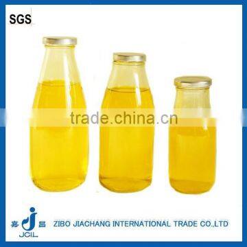 250ml empty mini glass milk bottles wholesale bottles with metal lid