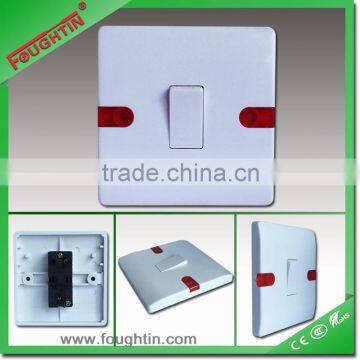 1 gang 2 way switch British Standard pressure switch