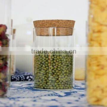 glass mason jars with wooden lid