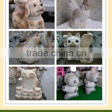 small stone animal carving