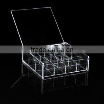 8 Grid Clear Acrylic Makeup Case Storage Cosmetic Organizer Drawer Box