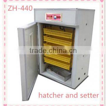 Newest Easy Fully Automatic Chicken Egg Incubator for Sale/ Poultry Hatching Eggs Incubators ZH-440