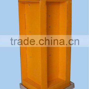 cardboard paper floor display rack, Corrugated cardboard paper floor display rack, paper floor display rack