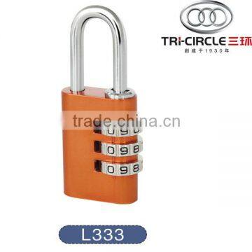 High Quality Tri-Circle Aluminum Digital Key Combination Lock L333