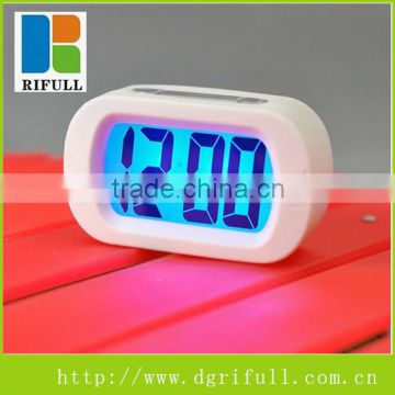 Toy promotion silicone digital alarm clock