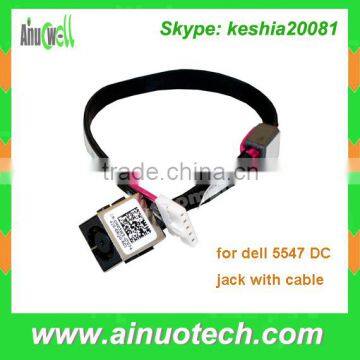 Laptop DC Jack for Dell Inspiron 15 (5556) 5542 5547 Power Jack with cable PM03W3