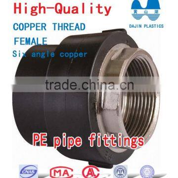 Female threaded bushing PE pipe fittings