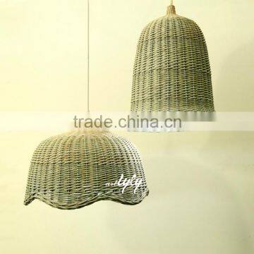 2015 popular customized wicker lamp