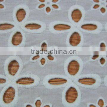 2016 New Cotton Voile Embroidery Fabric for Women Fashion Fabric photo-2