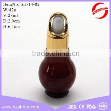 200ml Black Round Custom Made Glass Perfume Bottle photo-4