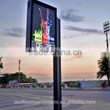 EKAA Professional hotel outdoor floor standing lcd advertising digital signage display led