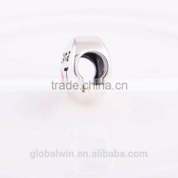 925 Sterling Silver Charm Enamel Heart Paris Charms Silver Beads For Snake Chain Bracelet DIY Jewelry photo-3