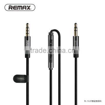 REMAX Audio cable 3.5mm male to male jack aux audio cable with 3.0mm Speaker cable