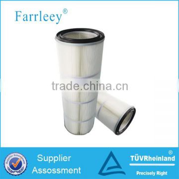 Powder coating air filter cartridge