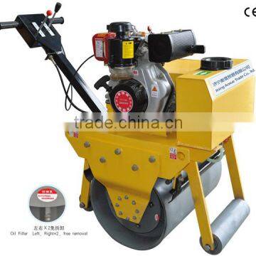 Mini walk behind single drum hydraulic vibration road roller