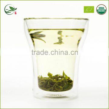 China Green Tea Biluochun ( Pi Lo Chun ), Handmade Natural Refined Green Tea Weight Loss Pyramid Tea Bag photo-2