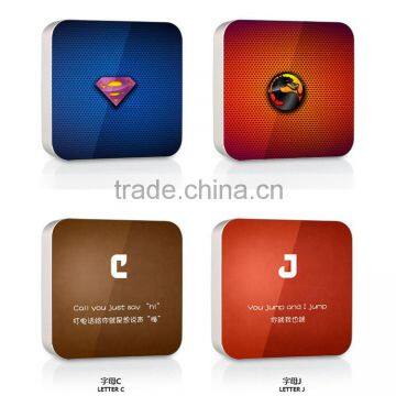 2015 Hot Sale Digital Power Indicate Magic Square Power Bank 6000mah