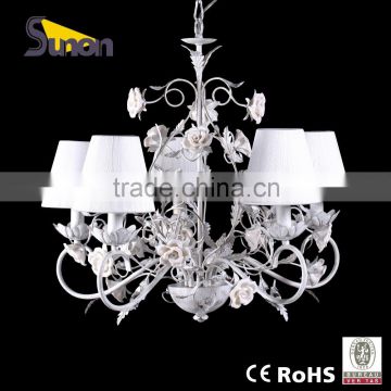 SD0826/5W Countryside Style Chandelier/White Brush Gold Indoor Lighting/Antique Chandelier