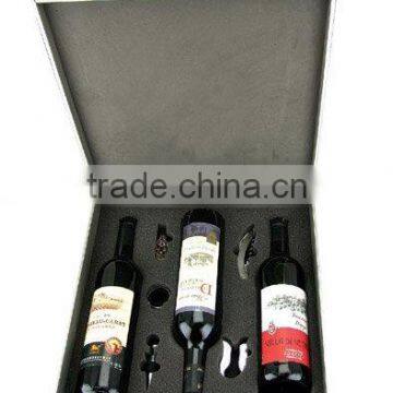 wine box/wooden wine box/wine accessories/wine set/leather wine box