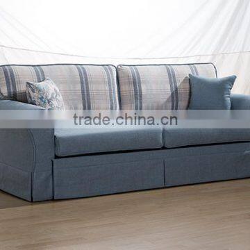 2016 New Design Rural Style Fabric Folding Sofa Cum Bed