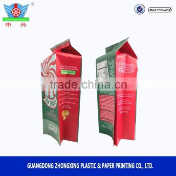 Popular flexible plastic packaging bag for packing cookie