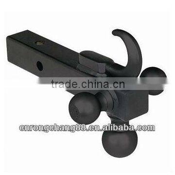 Triple Ball Trailer Hitch Mount with Hook