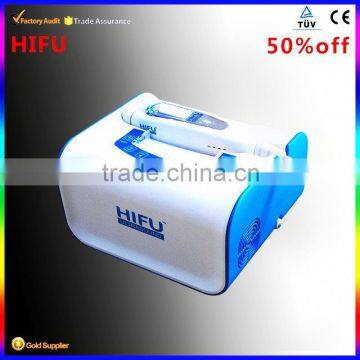 2016 NEW HIFU Face Lifting And Wrinkle High Focused Ultrasonic Removal Machine / Korea Quality Skin Rejuvenation Hifu 300W