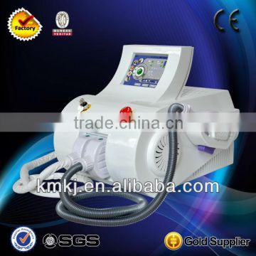 Portable 2S KM-E-200C+ for hair removal with ipl rf and 5 sapphire filters (CE,ISO,SGS,TUV)