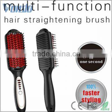 HZ-500 beautiful star hair straightener comb in2017