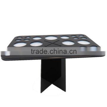 Lady Chinese Cosmetic High Quality Personalized Beautiful Acrylic Folding Collapsible Makeup Brush Holder photo-2