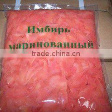 Sample available Russia Ukraine Brazil market pink pickled sushi ginger(gari or shoga)