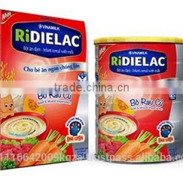 Ri-Dielac Infant Cereal Milk/ Baby Food/ Beef and Vegetable Ingredients/ 200gr and 350gr