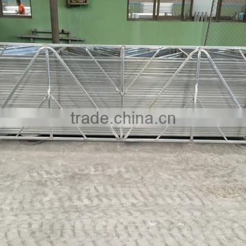 PVC coated tempoary fence / crowd control barrier/Portable Temporary Fencing and metal tube Crowd Control barrier