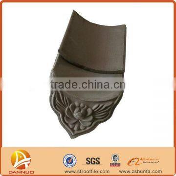 New design Chinese style ungalzed ceramic roofing tiles