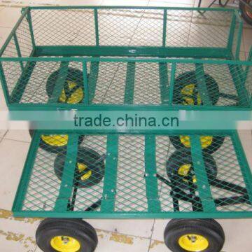 Heavy Duty 4 Wheel Tipping Garden Cart photo-5