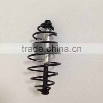 BLACK IRON WIRE D-SPIRAL WITH SINKER FOR FISHING